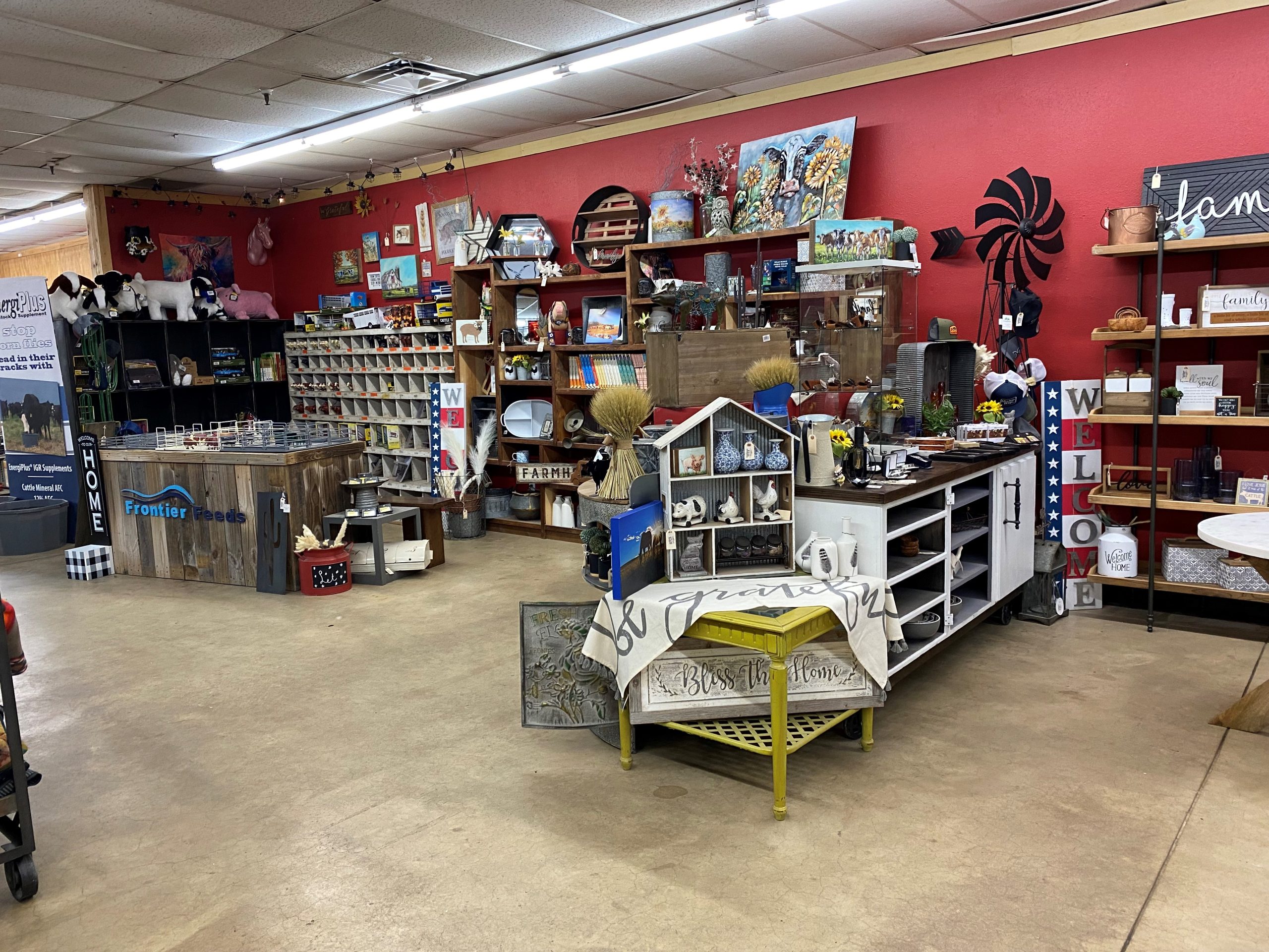 Largest selection of show supplies in the region.
